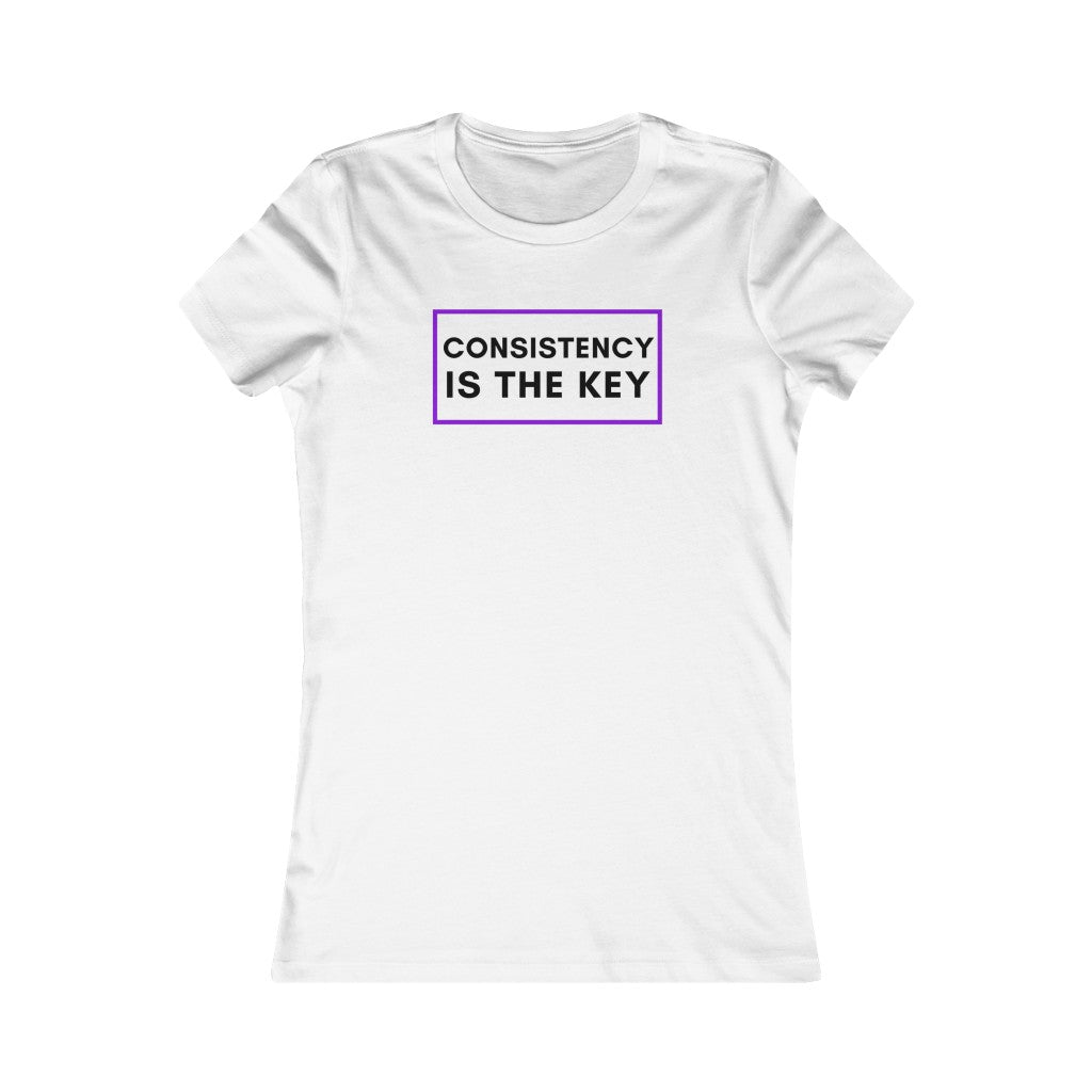 Women's Favorite Consistency is the Key Tee