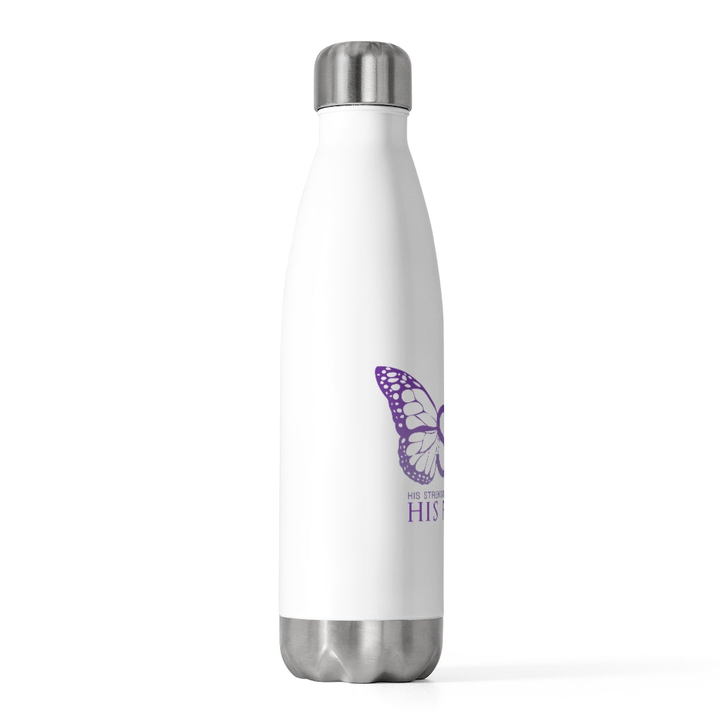 20oz Insulated Strength Inspiration Power Bottle